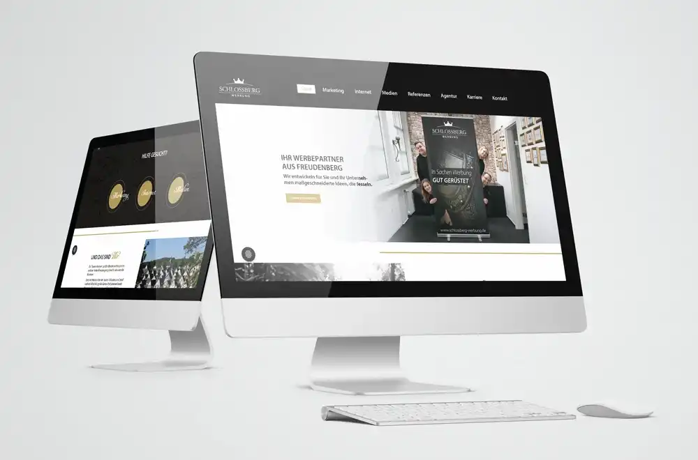 Hier sehen sie ein Bild eines professionellen responsive Webdesign einer erstellten Webseite