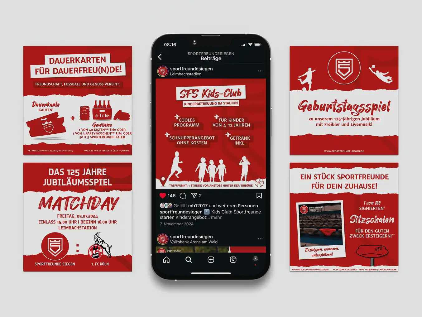 Referenzprojekt: Vereinsmarketing – Sportfreunde Siegen