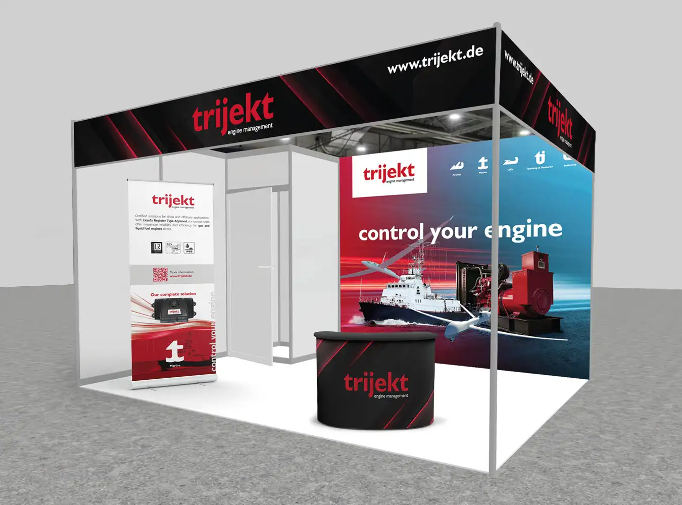 Technischer Flyer für ein Industrieunternehmen