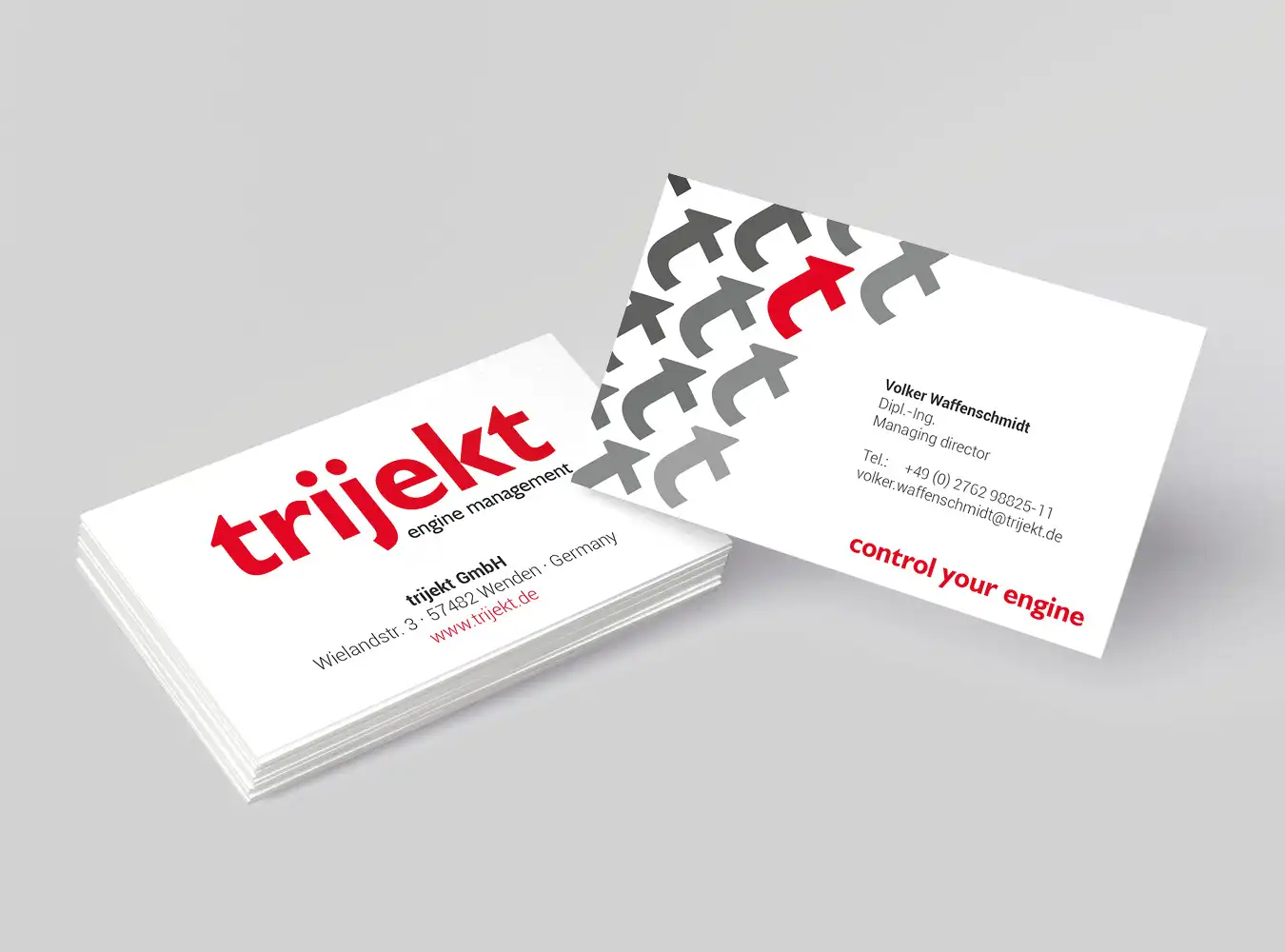 Technischer Flyer für ein Industrieunternehmen